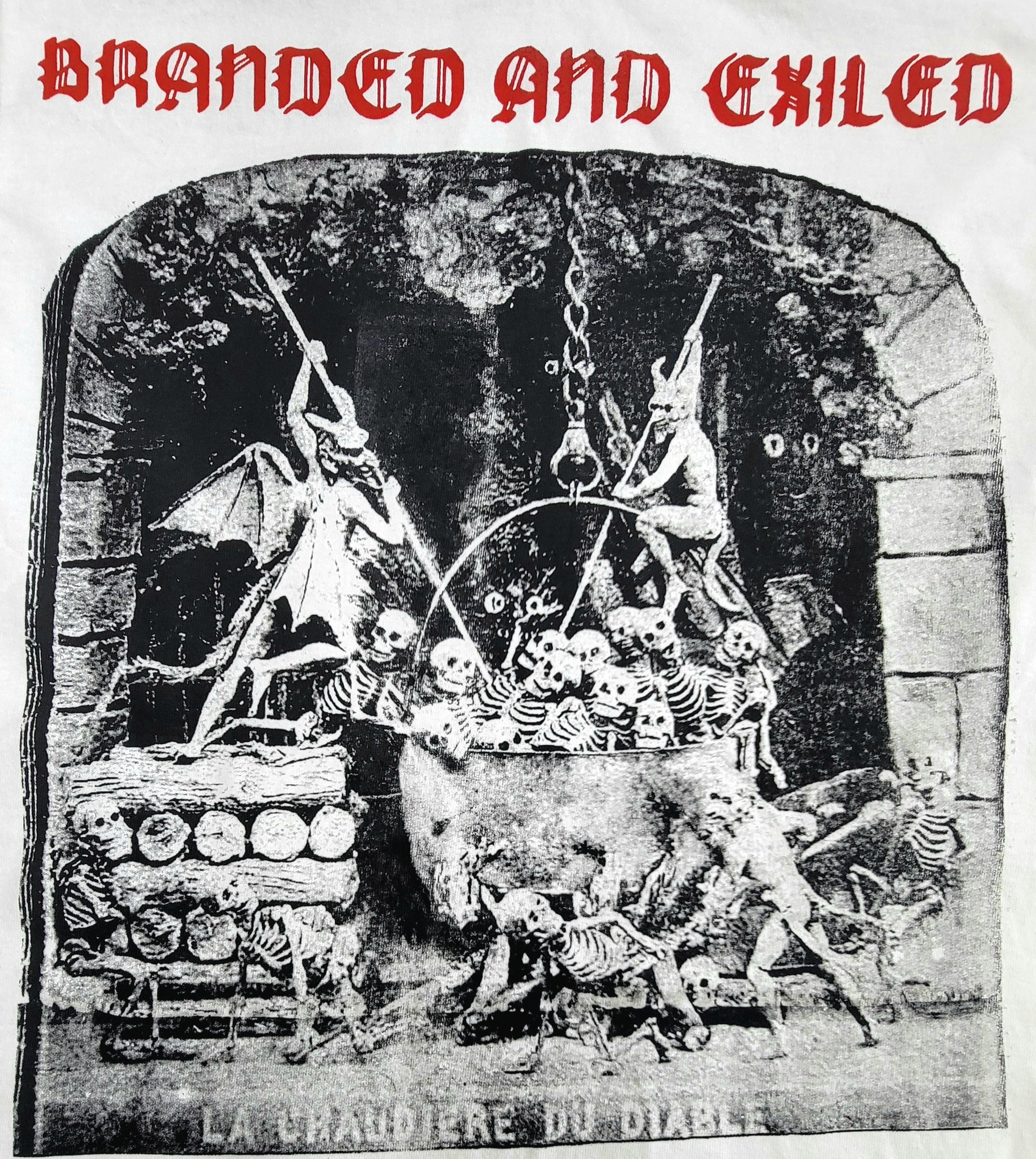 BRANDED & EXILED 'Devil's Cauldron' Screenprint T-shirt