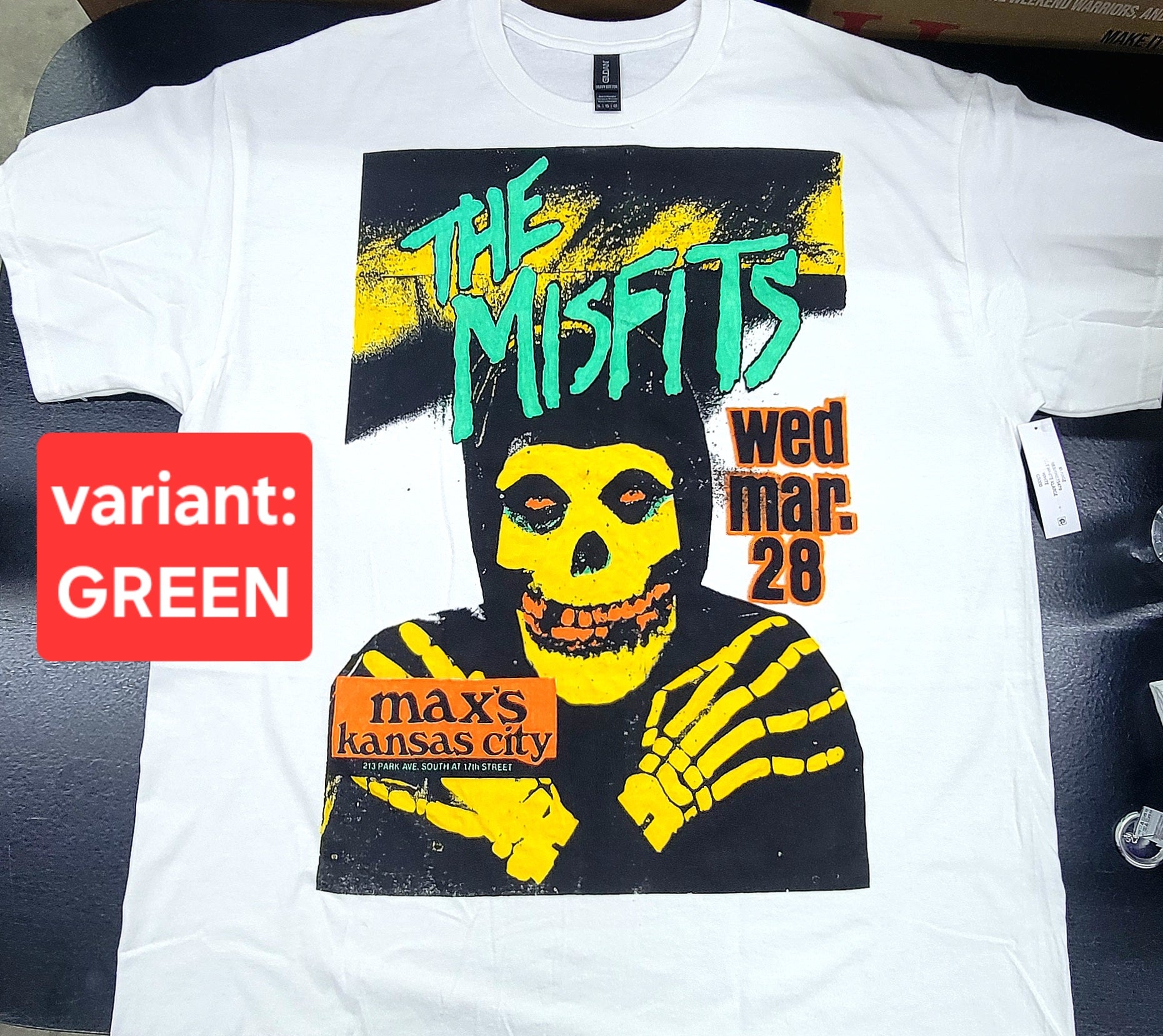 Misfits Max's Kansas City (March 28, 1979) Concert Poster T-Shirt