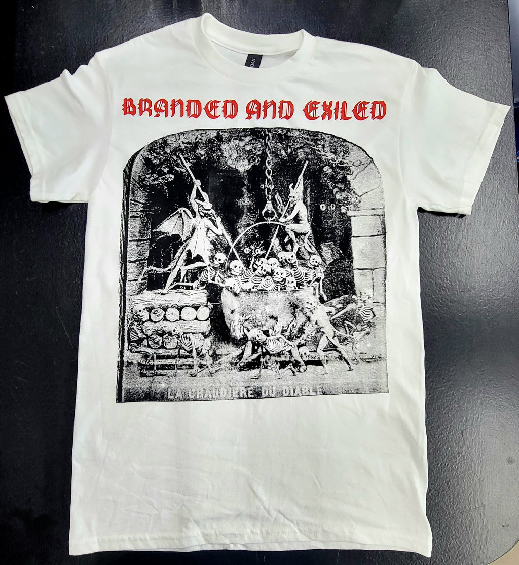 BRANDED & EXILED 'Devil's Cauldron' Screenprint T-shirt