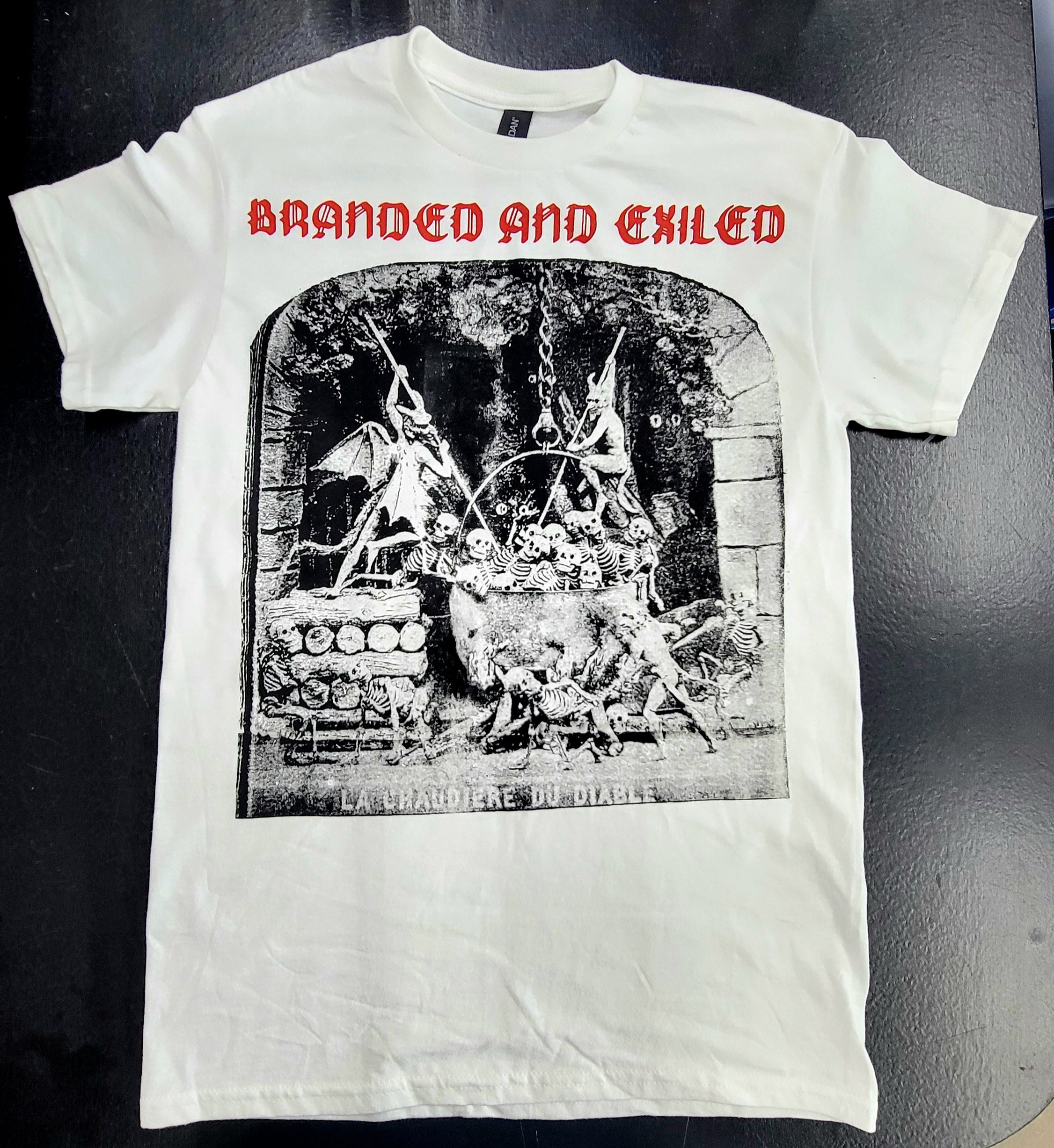 BRANDED & EXILED 'Devil's Cauldron' Screenprint T-shirt