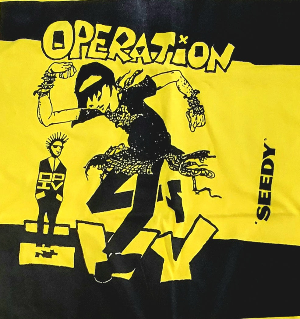 Operation Ivy Seedy Ska/Punk Yellow Screenprint T-shirt
