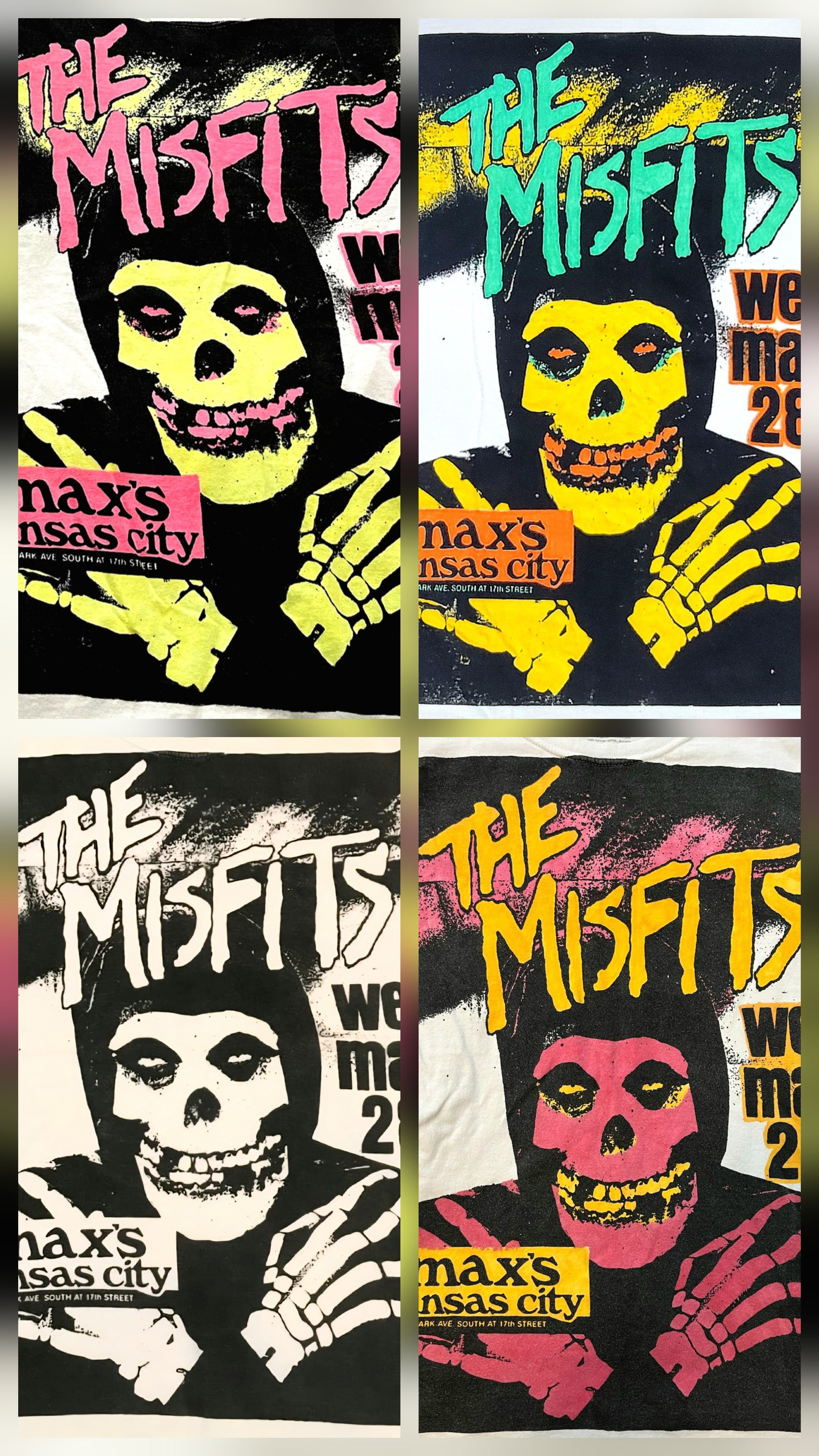 Misfits Max's Kansas City (March 28, 1979) Concert Poster T-Shirt