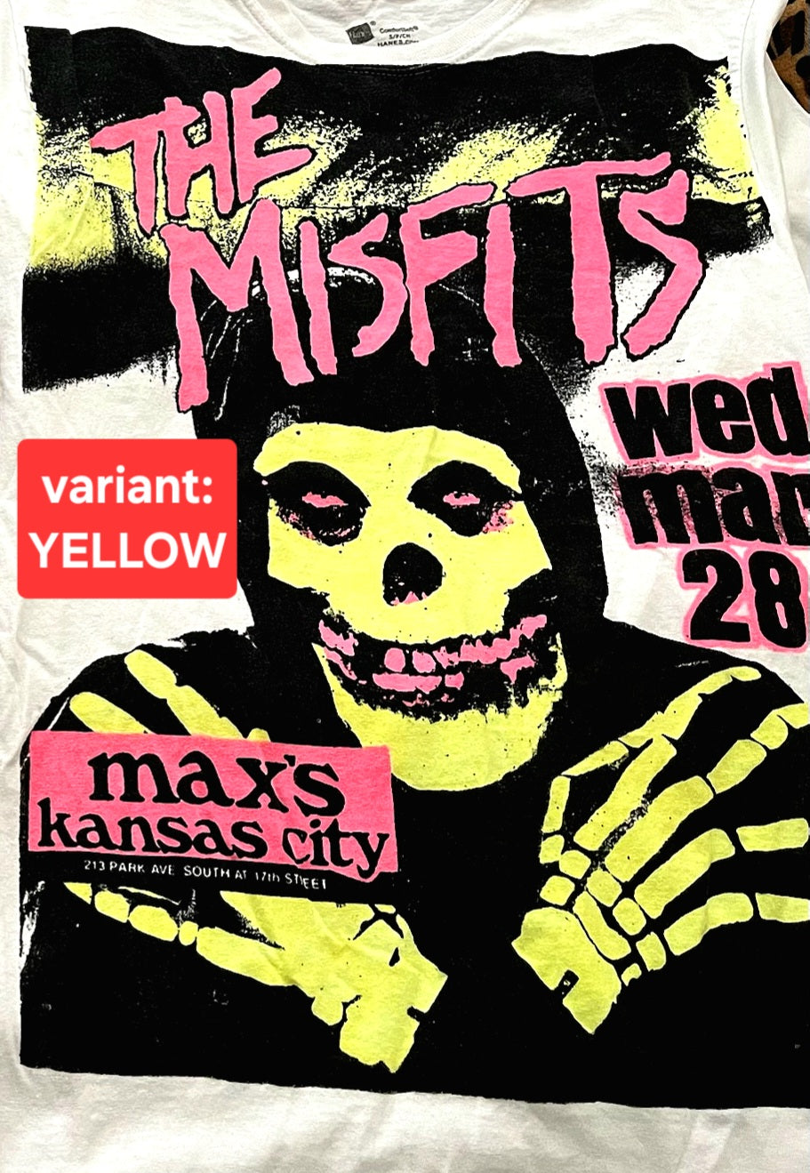 Misfits Max's Kansas City (March 28, 1979) Concert Poster T-Shirt