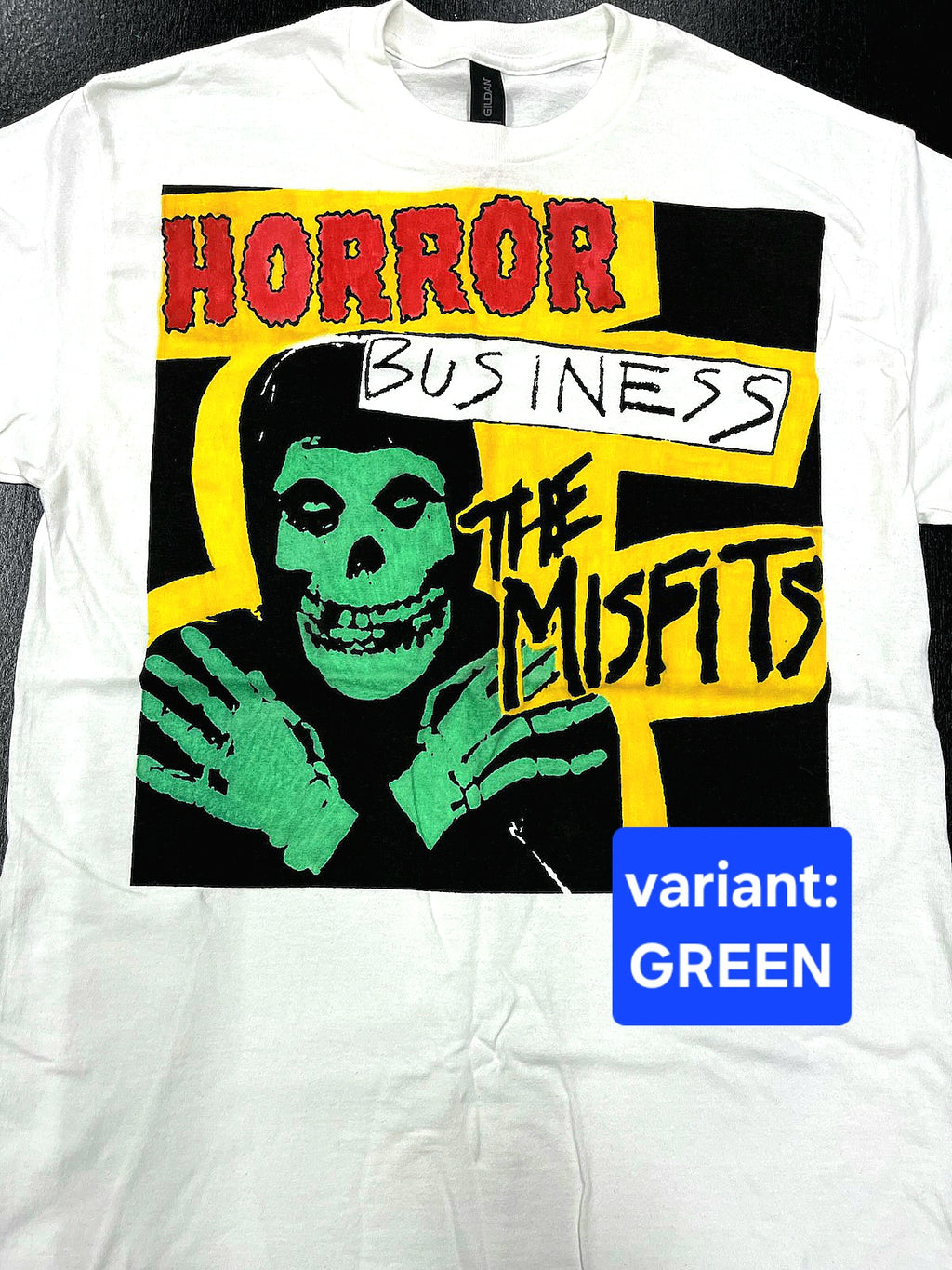 Misfits HORROR BUSINESS Album Art (1979 Punk Single E.P.) T-Shirt