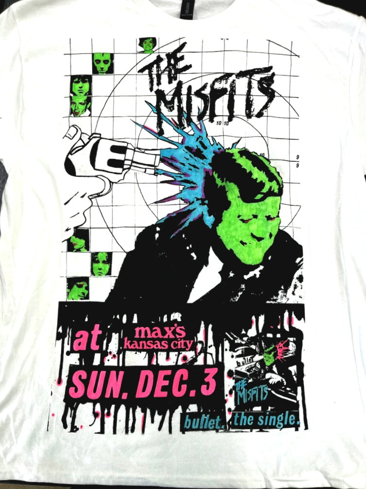 Misfits BULLET Album Art (1978 Punk Single E.P.) T-Shirt