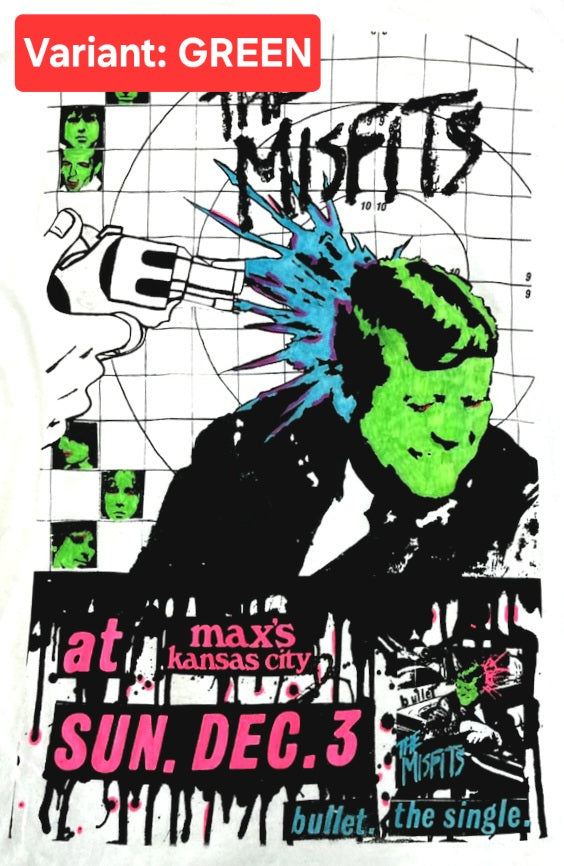 Misfits BULLET Album Art (1978 Punk Single E.P.) T-Shirt