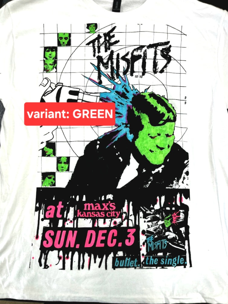 Misfits BULLET Album Art (1978 Punk Single E.P.) T-Shirt