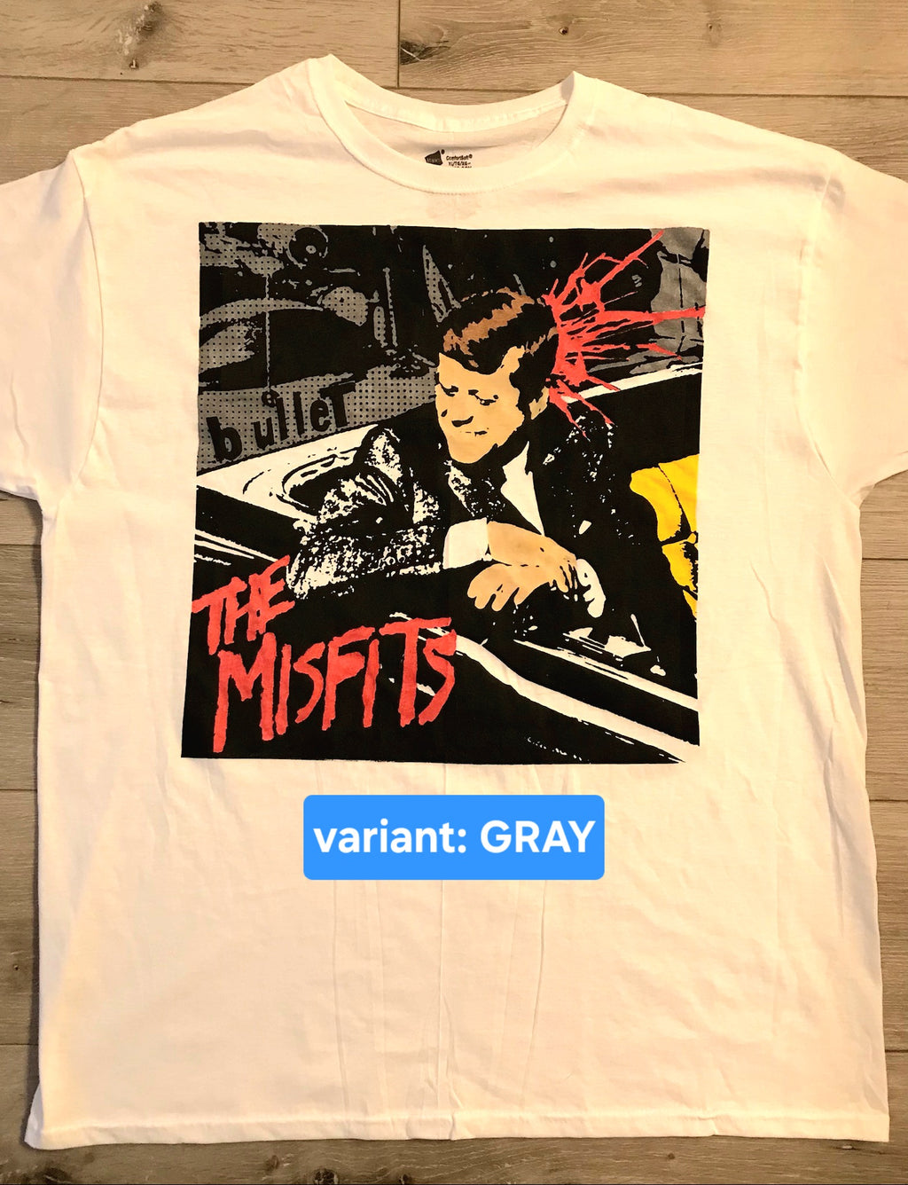 Misfits BULLET Album Art (1978 Punk Single E.P.) T-Shirt