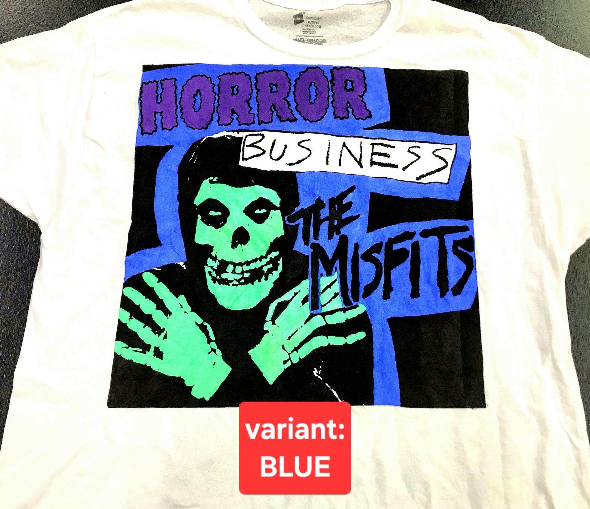 Misfits HORROR BUSINESS Album Art (1979 Punk Single E.P.) T-Shirt