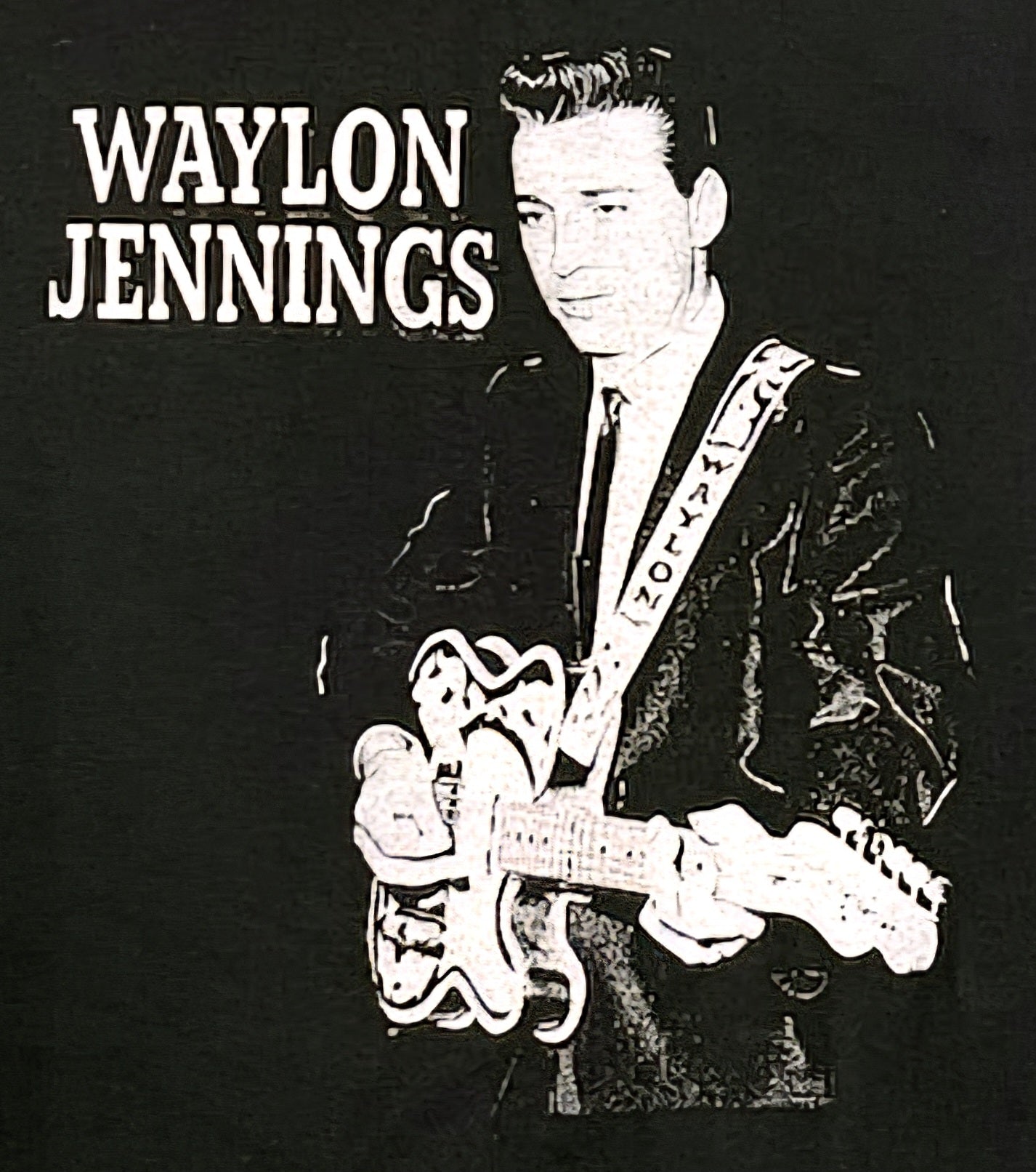 Waylon Jennings 1960s OUTLAW Country Music T-Shirt