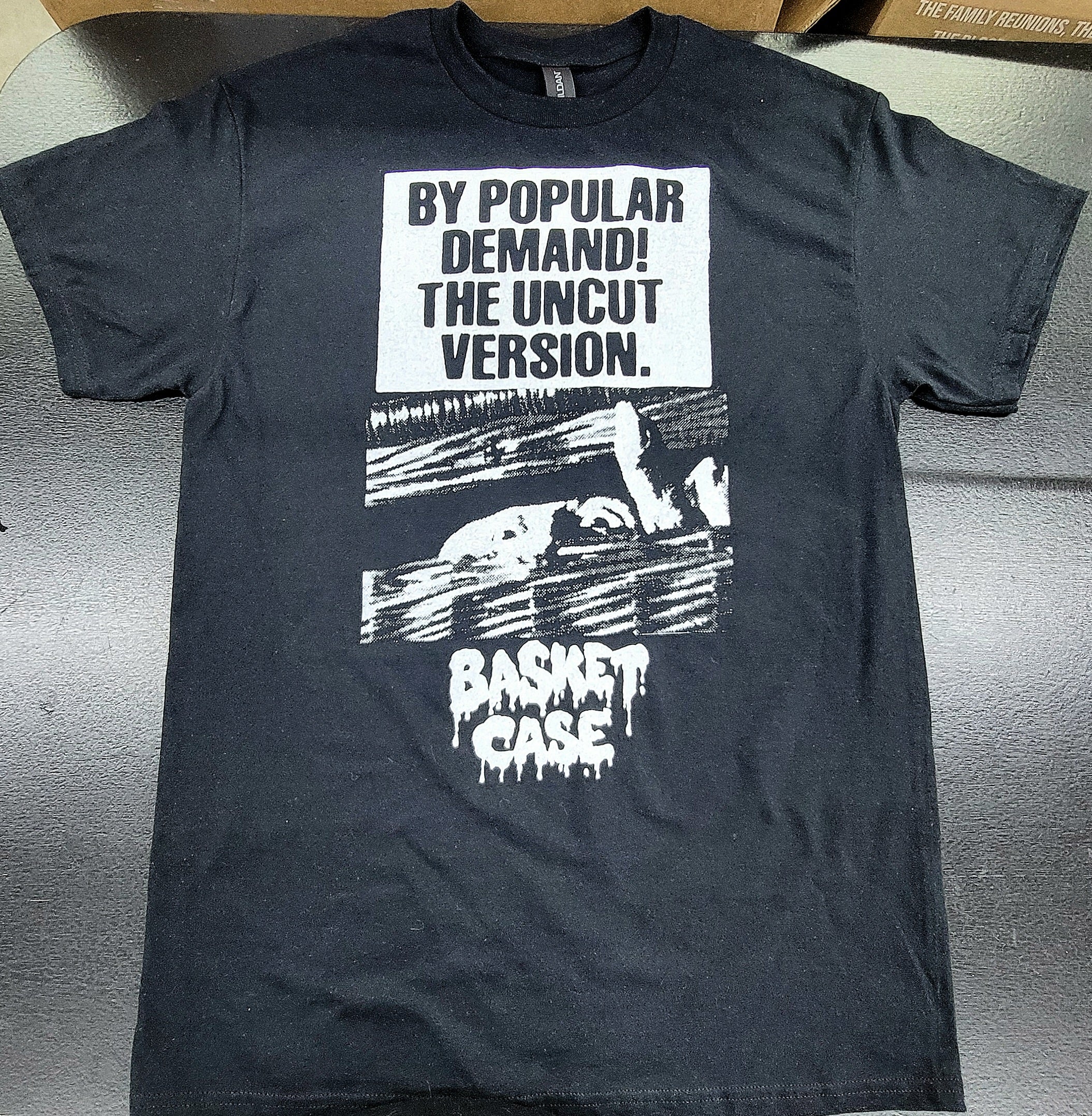 Basket Case (1982) Horror Movie Screen Print T-Shirt