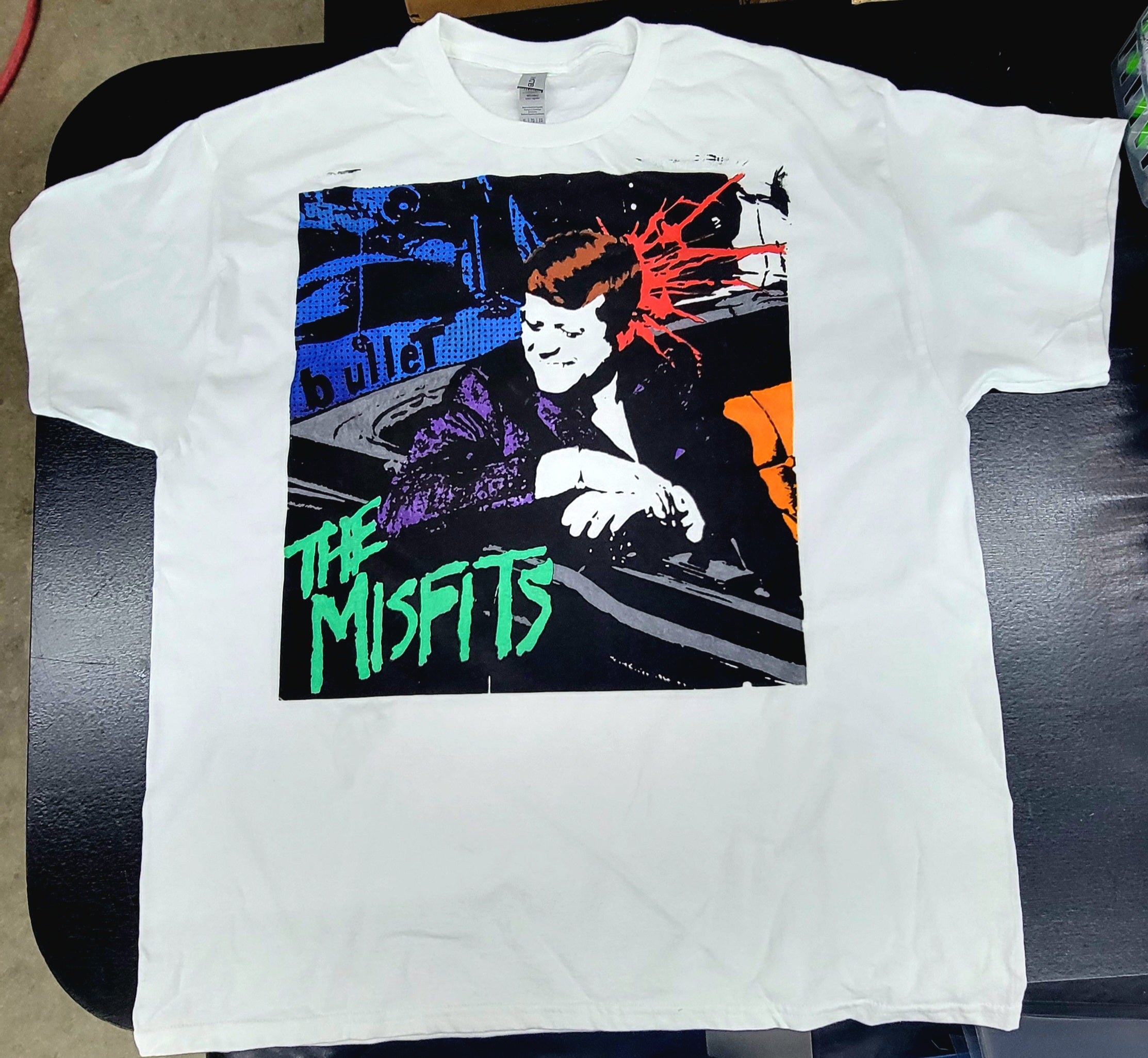 *ONE-OFF* The Misfits 'Bullet' Screenprint T-shirt (XL)